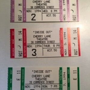Inside Out - Opening Night Ticket